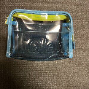 GLOSSIER MINI CLEAR BEAUTY BAG LIMITED EDITION NWT